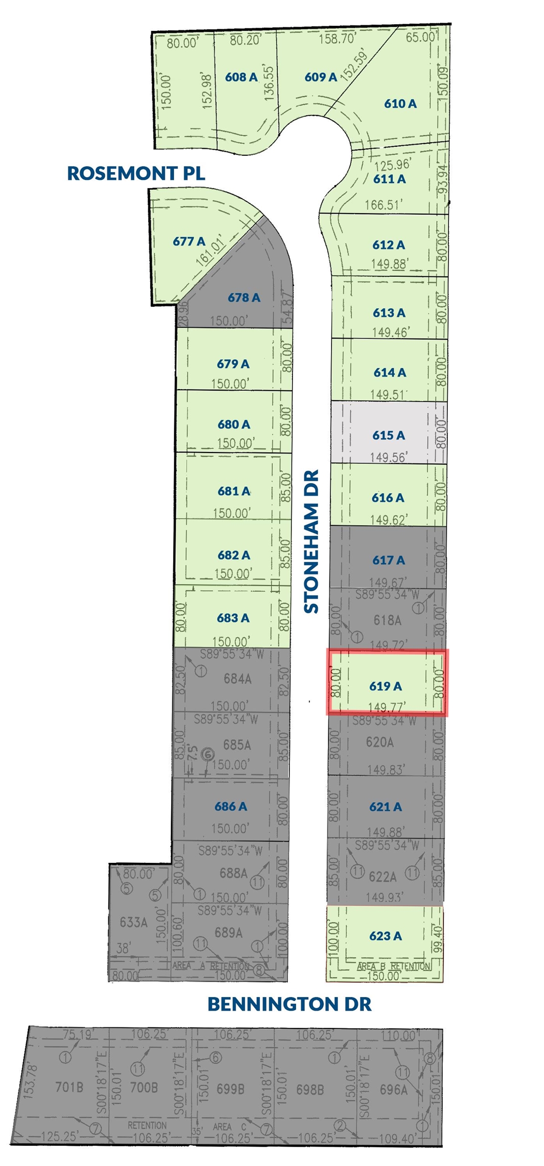 Lot 619A Stoneham, Apt 619