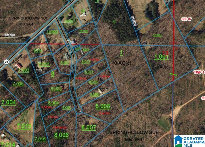 Homes for sale in Ashville, AL | 000 Springhollow Road, Ashville, AL 35953 | MLS# 1303846