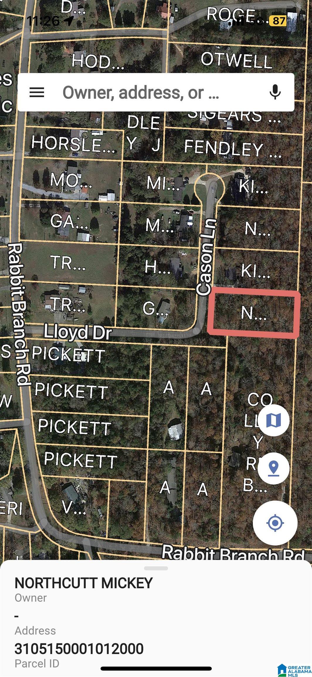 Homes for sale in Cropwell, AL | Lot 6 Cason Lane, Cropwell, AL 35054 | MLS# 1351346