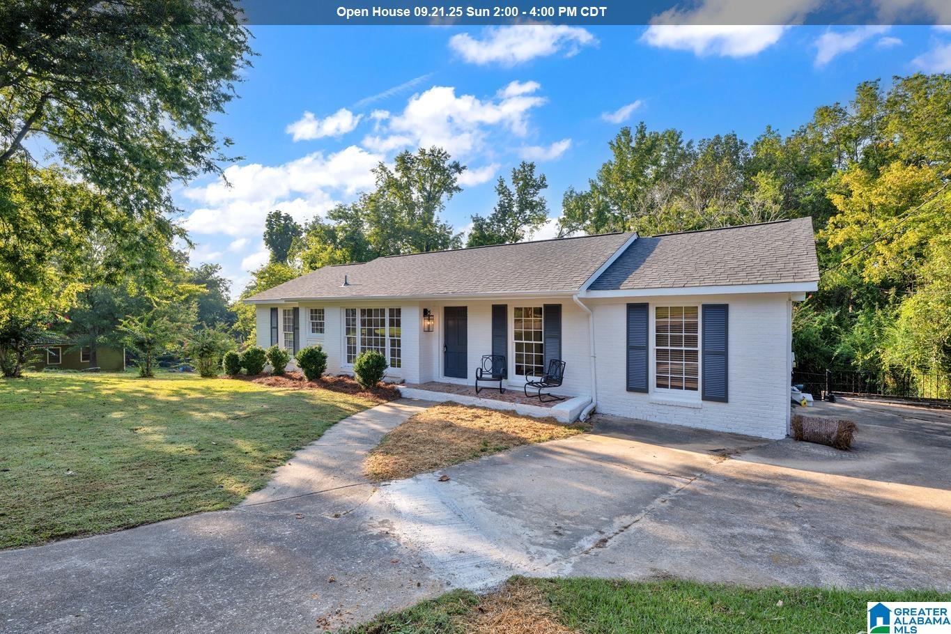 Location Location Location! Beautiful 3 bedroom, 2 bath with hardwoods throughout. Updated kitchen with open shelving. Huge living room plus a den area with a side door for a mud room area. Updated bathrooms, good sized bedrooms and closets. Big fenced backyard with fire pit area. Spacious basement for storage. Minutes from schools, ballparks and downtown Trussville!