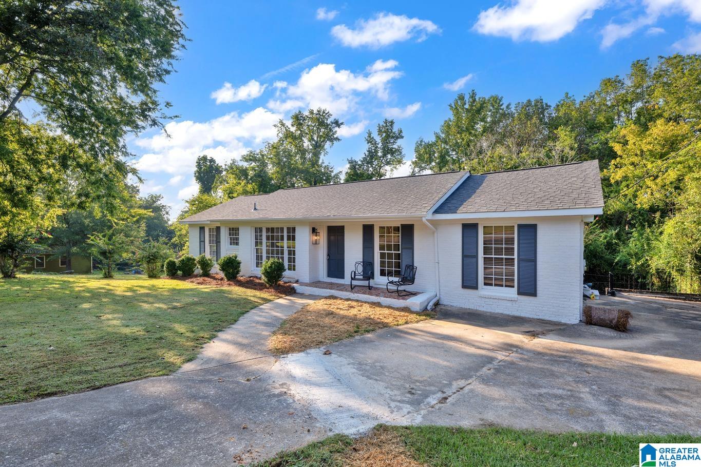 Location Location Location! Beautiful 3 bedroom, 2 bath with hardwoods throughout. Updated kitchen with open shelving. Huge living room plus a den area with a side door for a mud room area. Updated bathrooms, good sized bedrooms and closets. Big fenced backyard with fire pit area. Spacious basement for storage. Minutes from schools, ballparks and downtown Trussville!