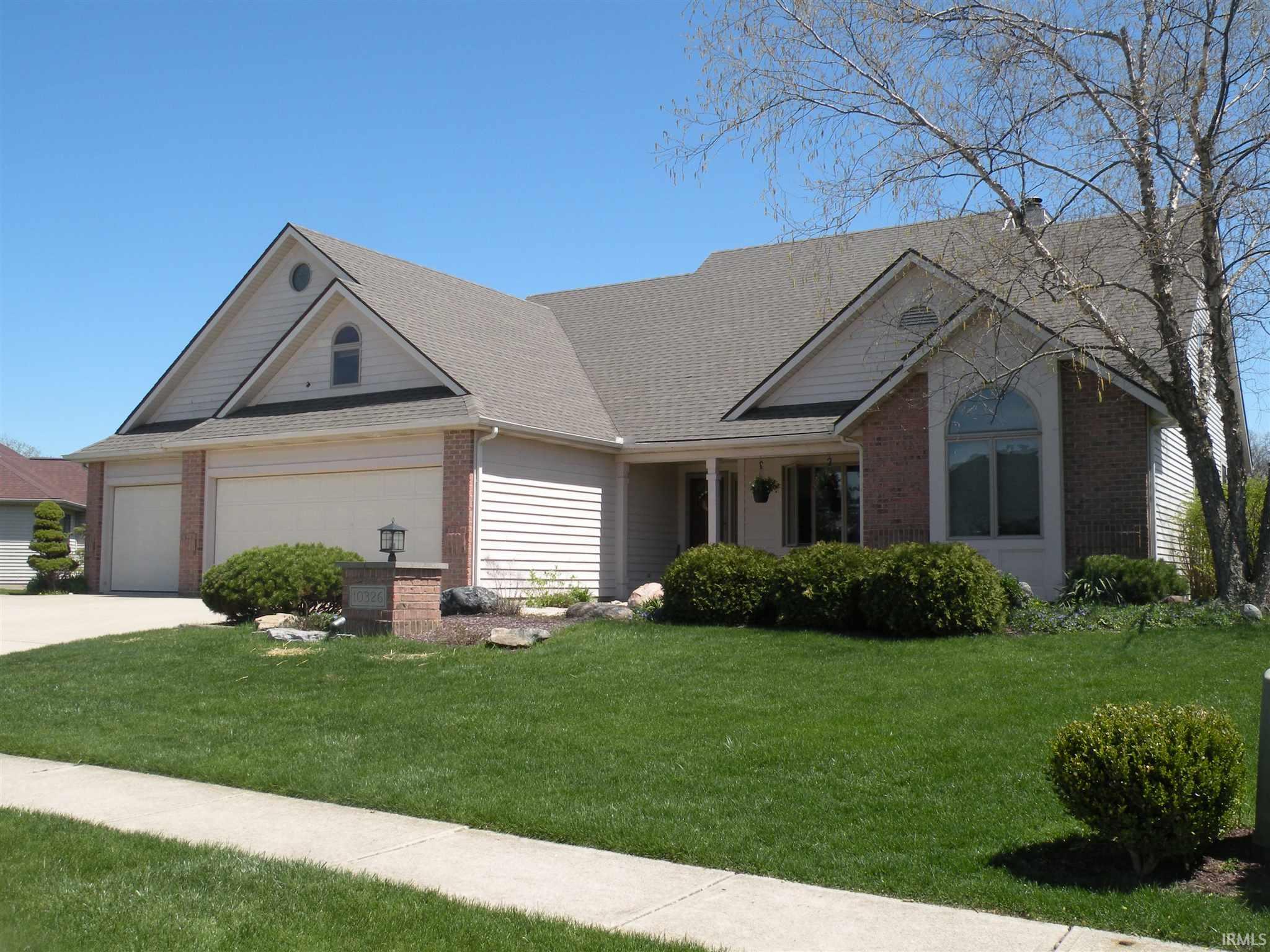 Sold 10326 Calverton Pass, Fort Wayne, IN 46825 MLS 202015263