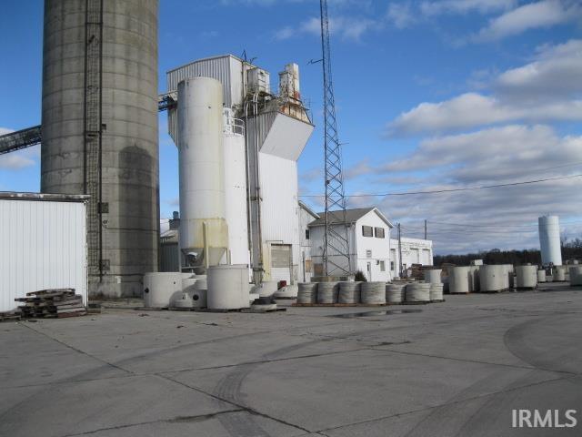 Metal Cement Silos will be removed by the owner. Ready Mix and shop equipment will be moved as well.