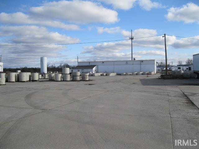 Paved Area with large warehouse