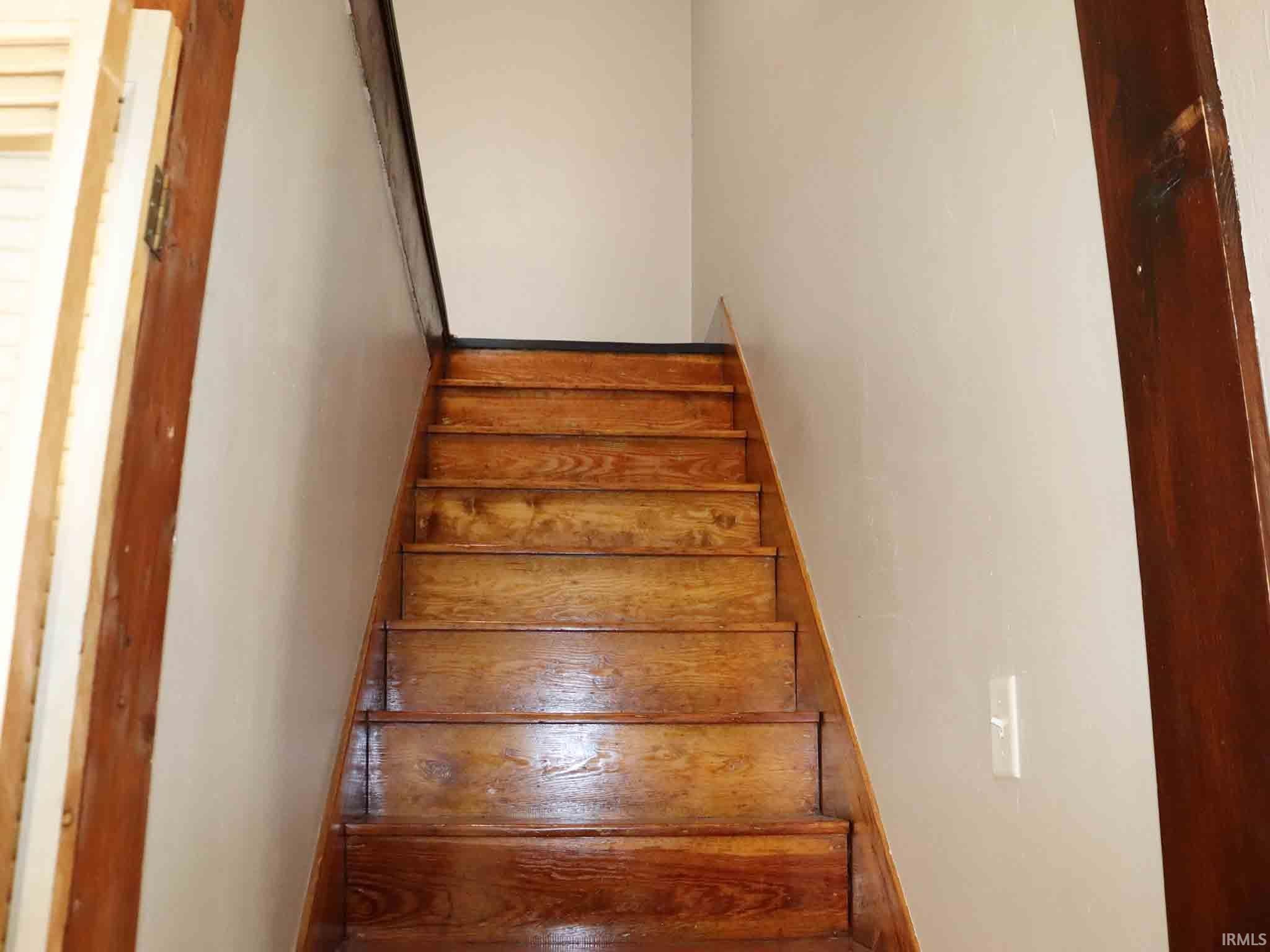 Stairway to second floor.