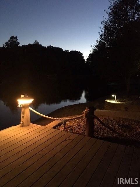 Evening View from Deck on the Lake