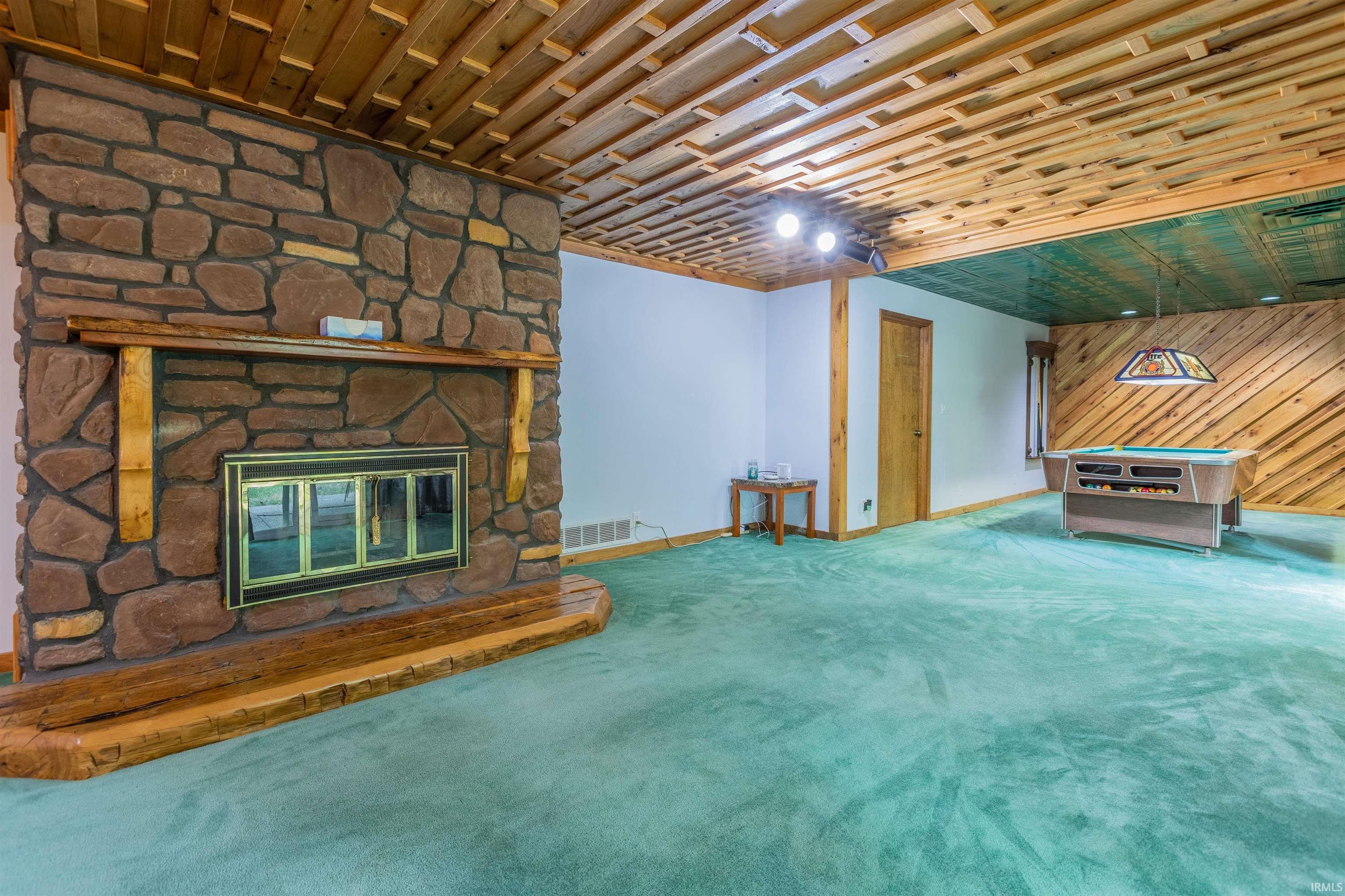 2nd fireplace in basement