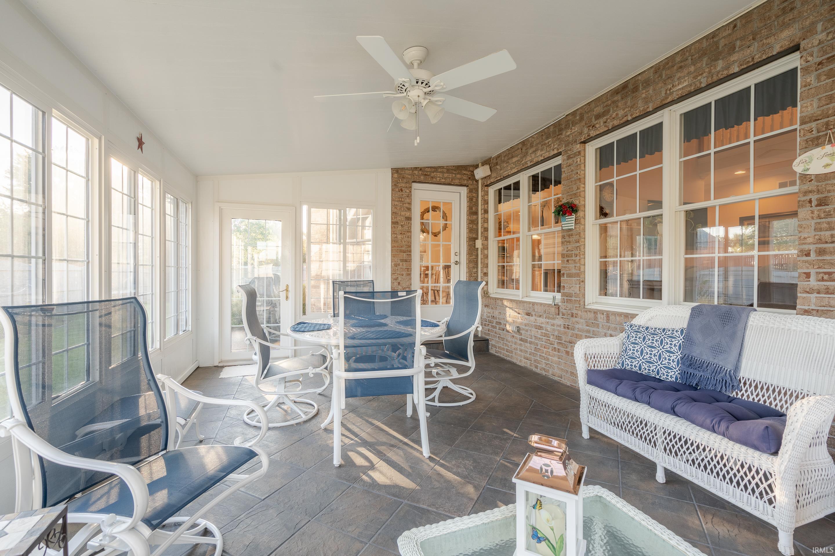 Sunroom has its own hvac for year round comfort.