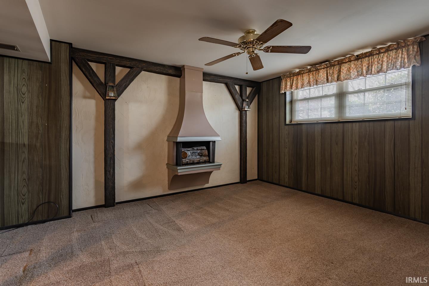 There is another multi-purpose room area that can easily be another Family Room, or Master Suite with the adjoining the Full Bath, and has an electric fireplace style wall heater.