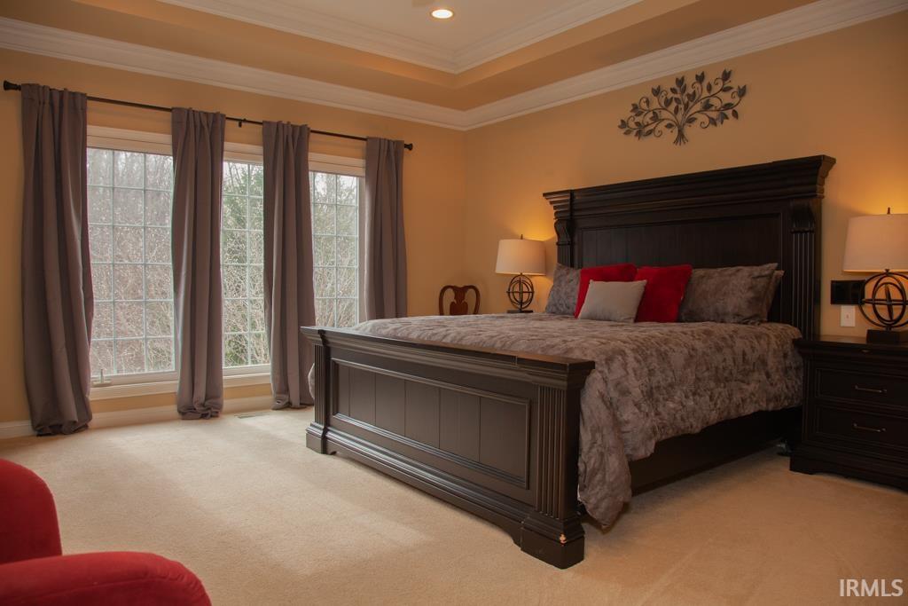 Magnificent Master Suite with tray ceiling