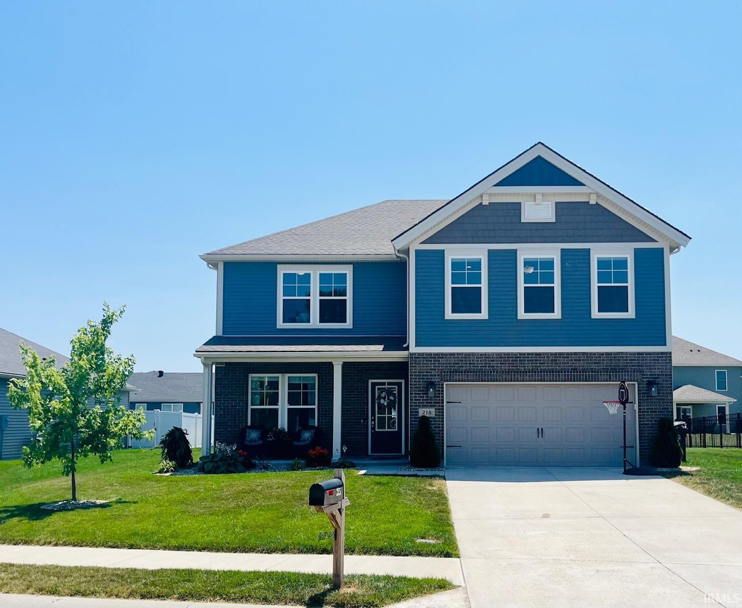 Step into this STUNNER of a home and be greeted with 9+ foot ceilings and an open concept floor plan! With over 2,500 square feet of living space, this home features four bedrooms, two full bathrooms and one partial bathroom. The office space has endless possibilities, including being a fifth bedroom, as it hosts closet space and custom-made sliding barn doors for privacy! In the kitchen, you will find all stainless-steel appliances along with a large kitchen island and a walk-in pantry. Upstairs you will be greeted by a bonus loft space and four spacious bedrooms that ALL have walk-in closets! The master bedroom features an in-suite bathroom with a walk-in shower, twin sink vanity and a large walk-in closet. Back downstairs, you will find a spacious 2 car garage off the kitchen that provides extra storage space. Off the kitchen, the covered patio along with custom stonework provides for a relaxing night around the fire or for simple enjoyment! Added bonuses with the home are a tankless water heater, garden shed and potential to keep the swing set if requested!