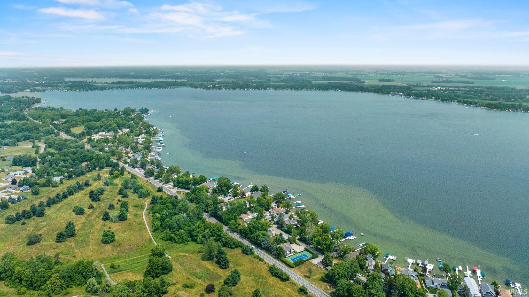 Enjoy Skiing, water sports, fishing, and a sandy bottom lake floor!