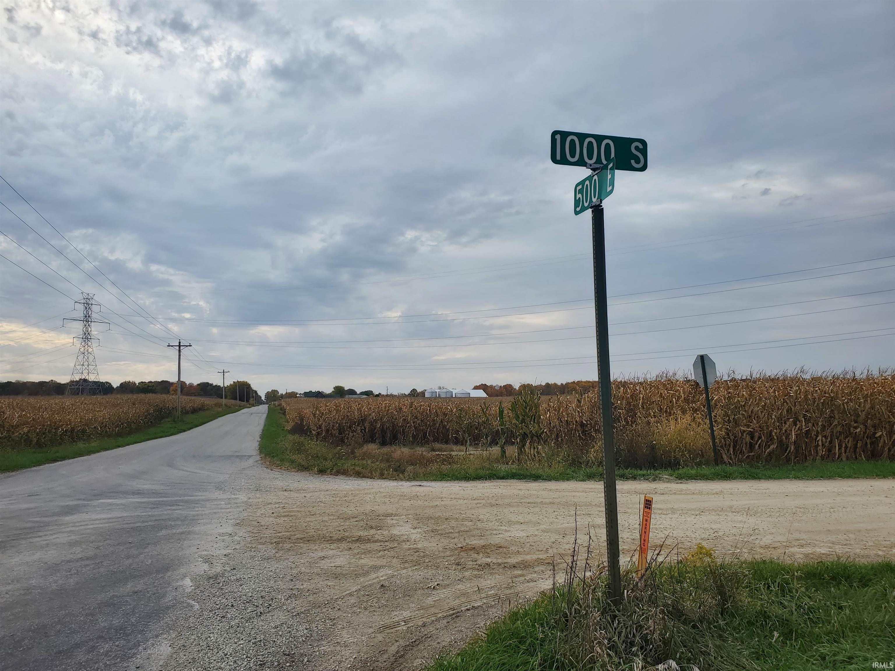 Excellent Jefferson Township farm with contiguous acreage on the southwest corner of CO RD 500 E and 1000 S in Whitley County. 116.98 acres total with mostly all tillable except the site for an 86x96 pole barn and 3 small grain bins and an old tear down farm house a long with road right of ways. To be sold as a whole.