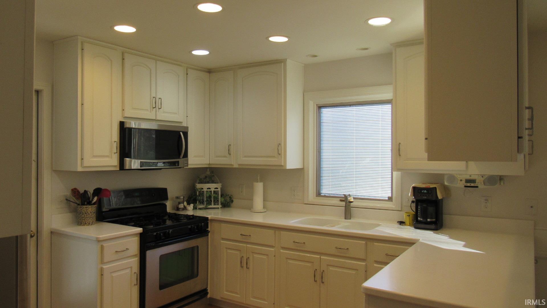 Bright Airy Stainless Steel Appliances