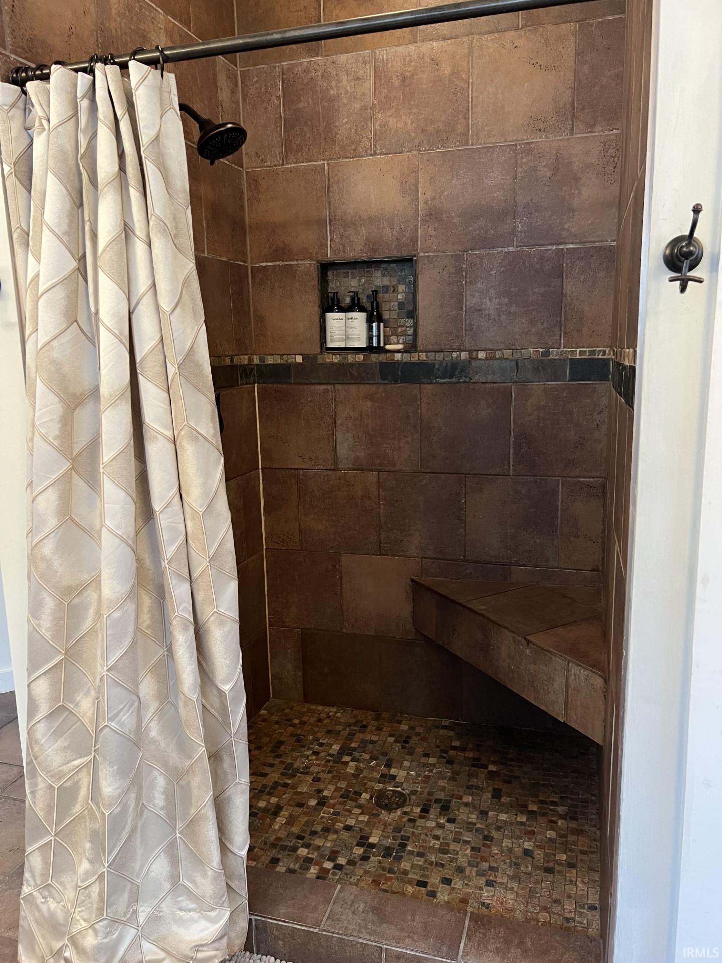 This shower is perfect for relaxing after a long work day.