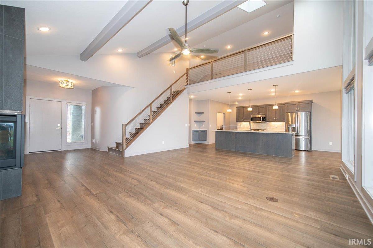 Uniform Flooring throughout the Main living Spaces on the Main Level