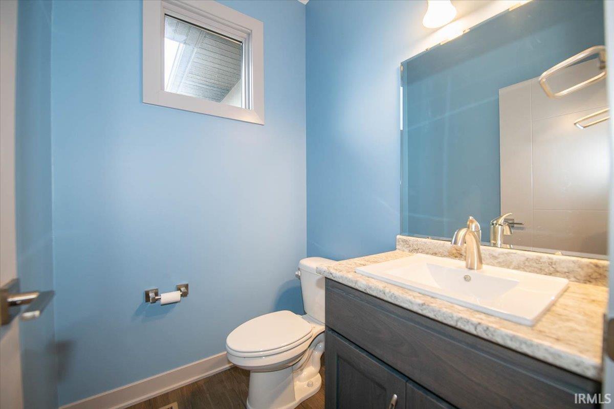 There is a Half Bath on the Main Level as well.