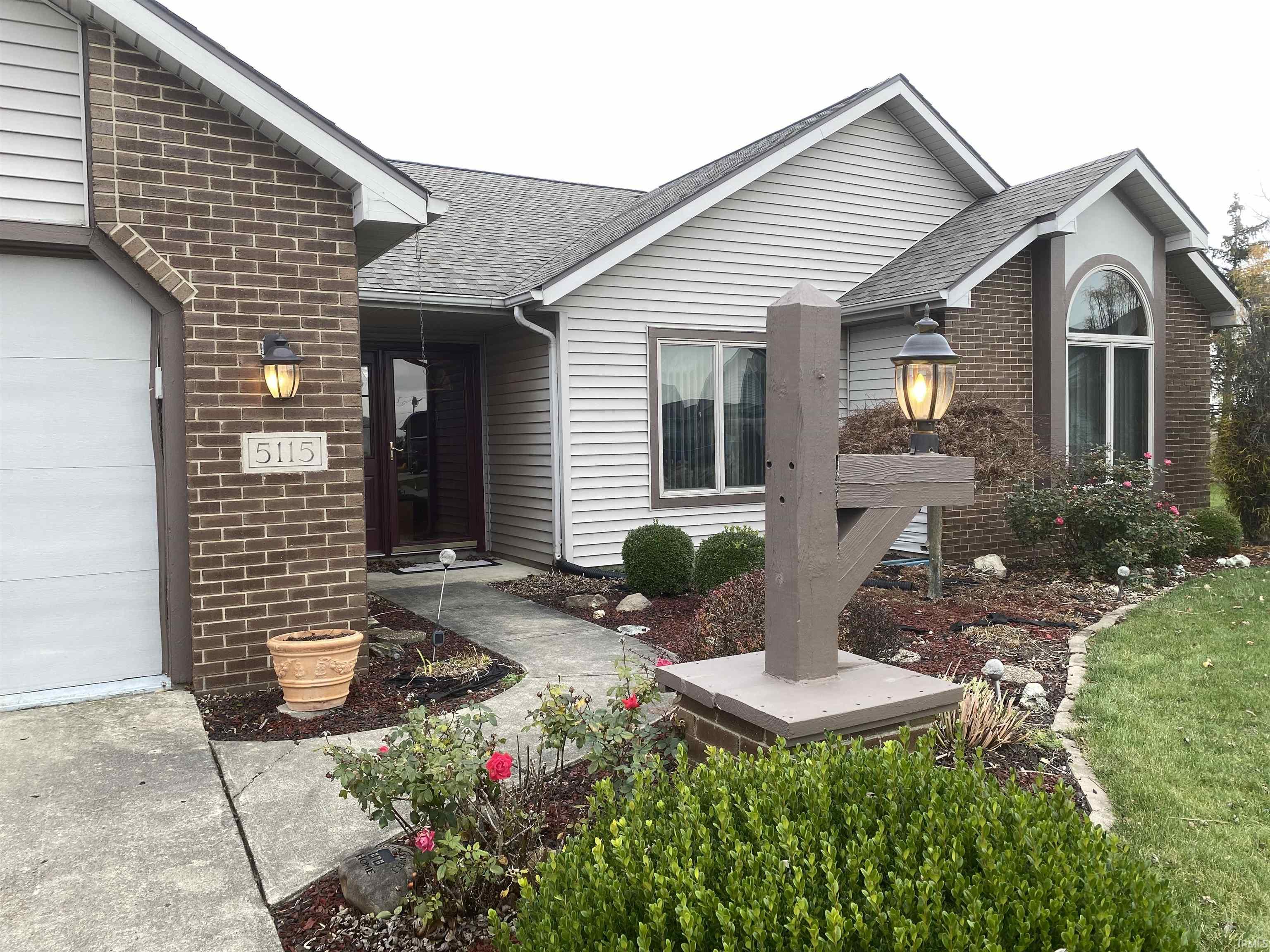 This well built ranch has vinyl siding, and brick front. Has 3 year old Dimensional Shingle roof, which was a complete tear off.
