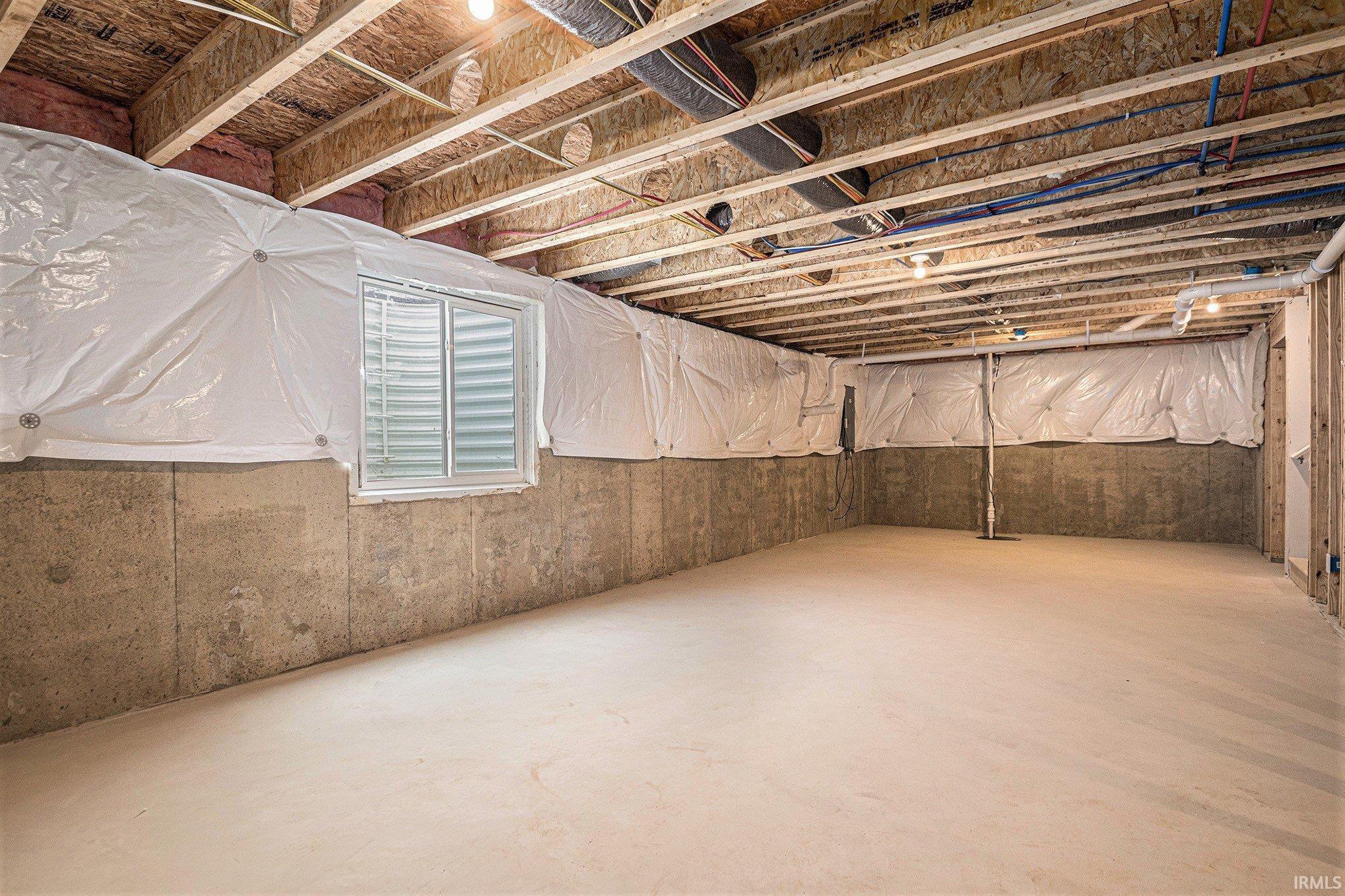 Unfinished basement