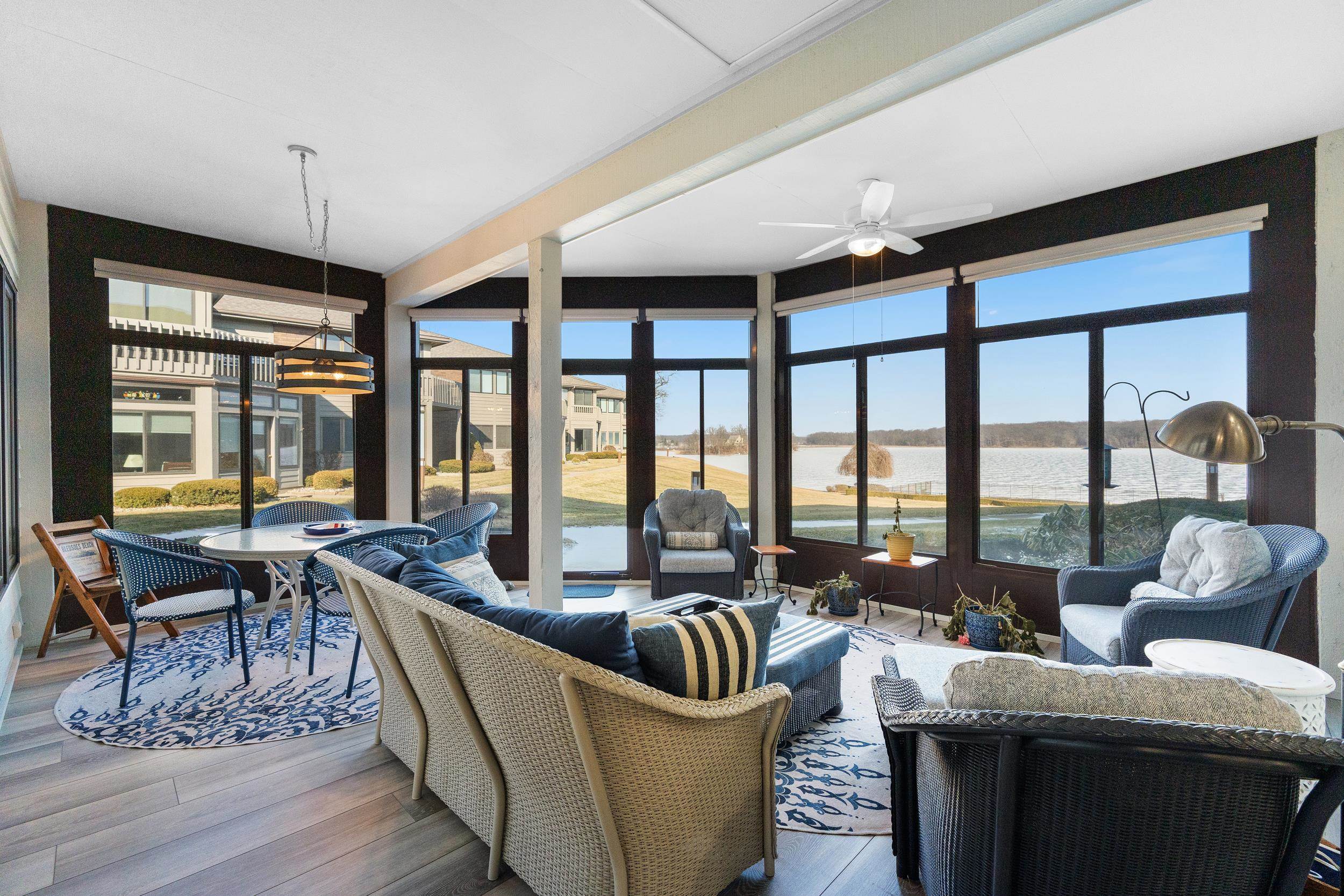 With incredible views of lake James