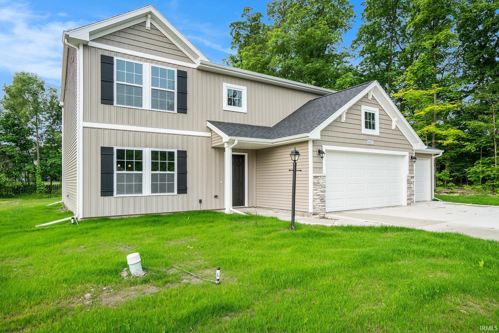 This traditional 2 story home features 4 bedrooms plus a den, 2.5 baths and upgraded finishes throughout.  Totals living space is 2,062 sq ft.