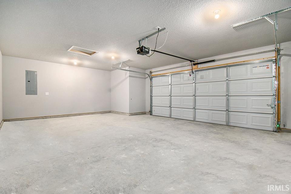 2 stall garage with storage bump