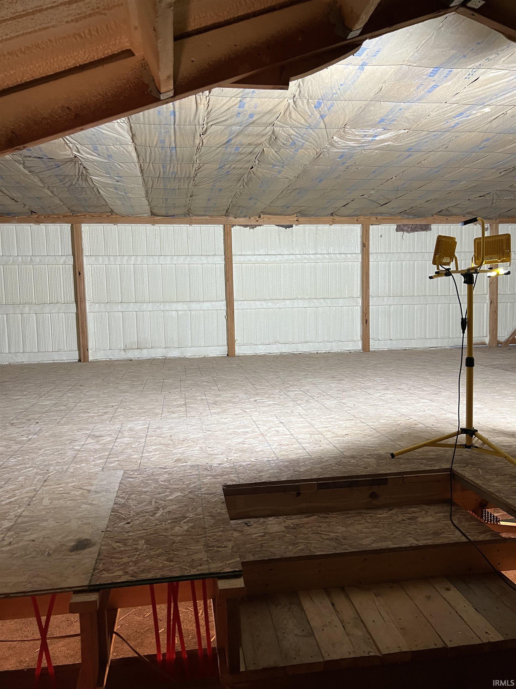Second floor lofted area