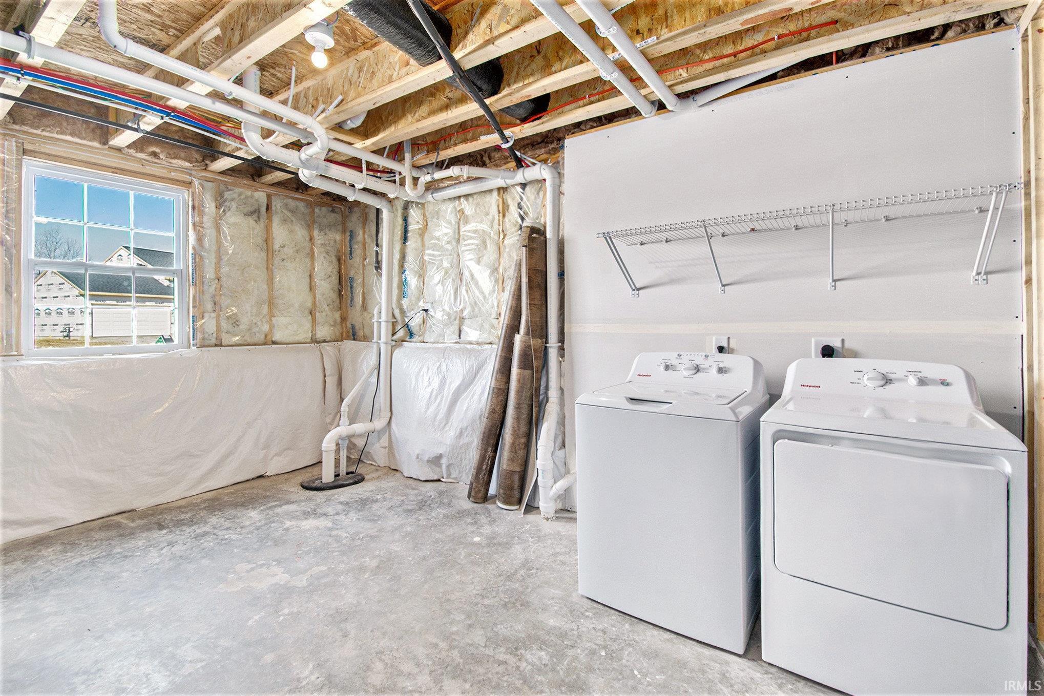 The washer & dryer are included!