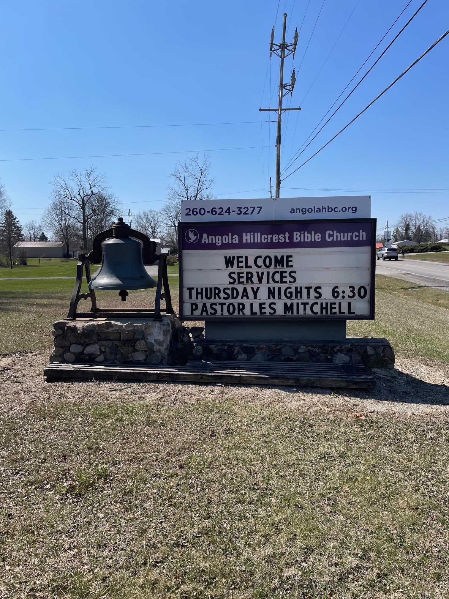 SERVICE ON THURSDAYS AT 6:30 UNTIL IT'S SOLD