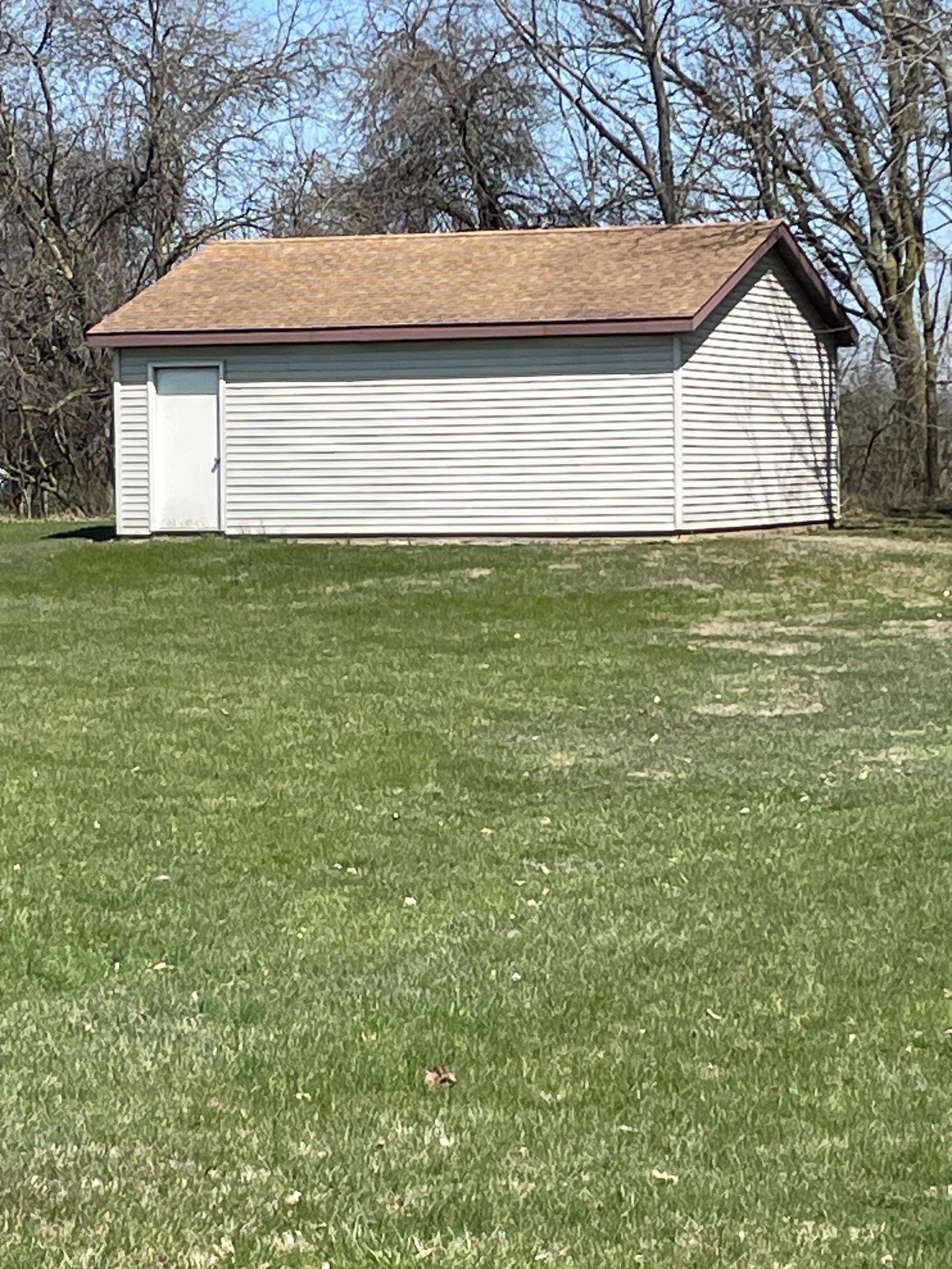 24X24 GARAGE W/OVERHEAD DOOR FOR MOWER ETC