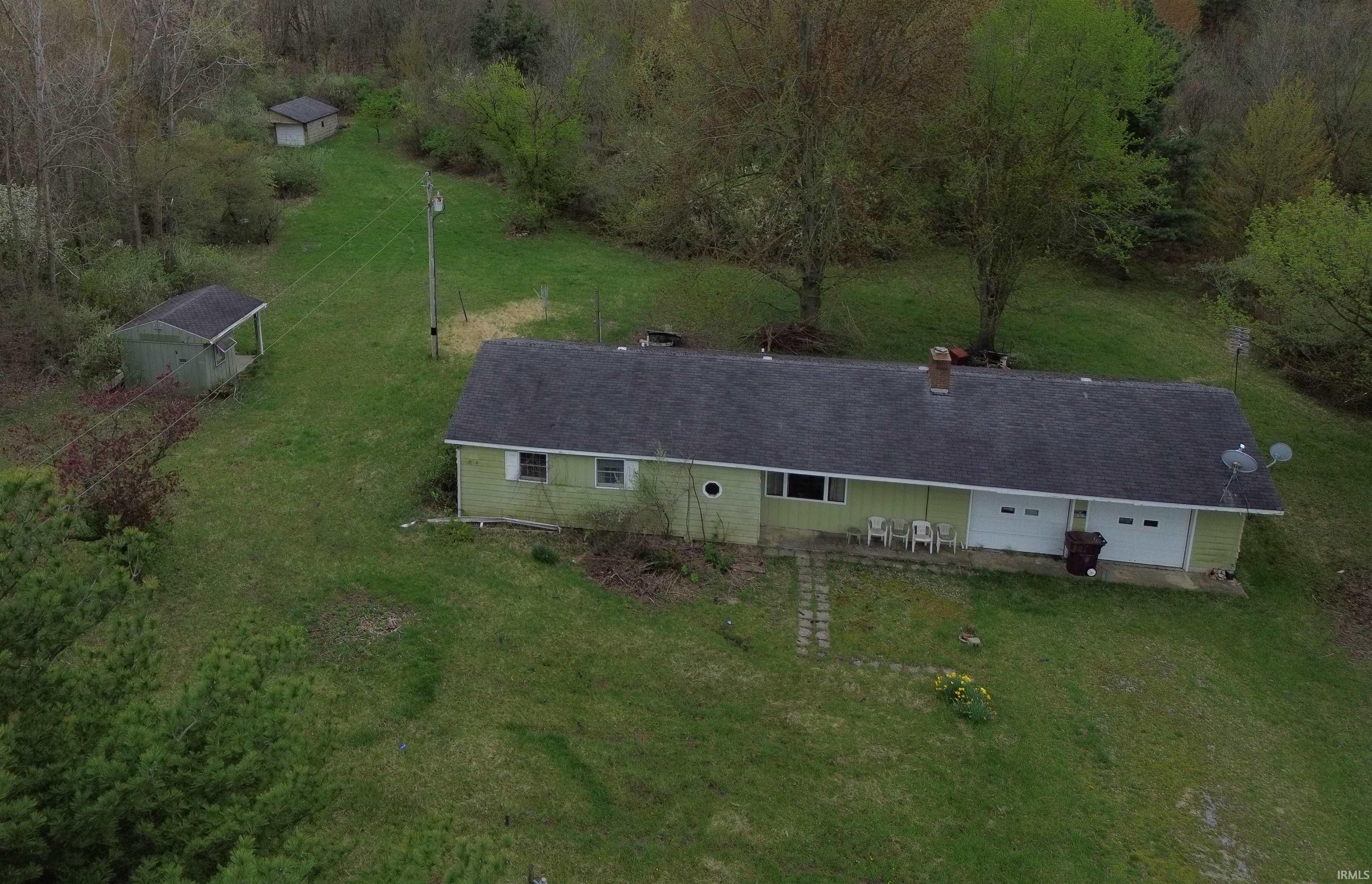 House with path go's to the Back