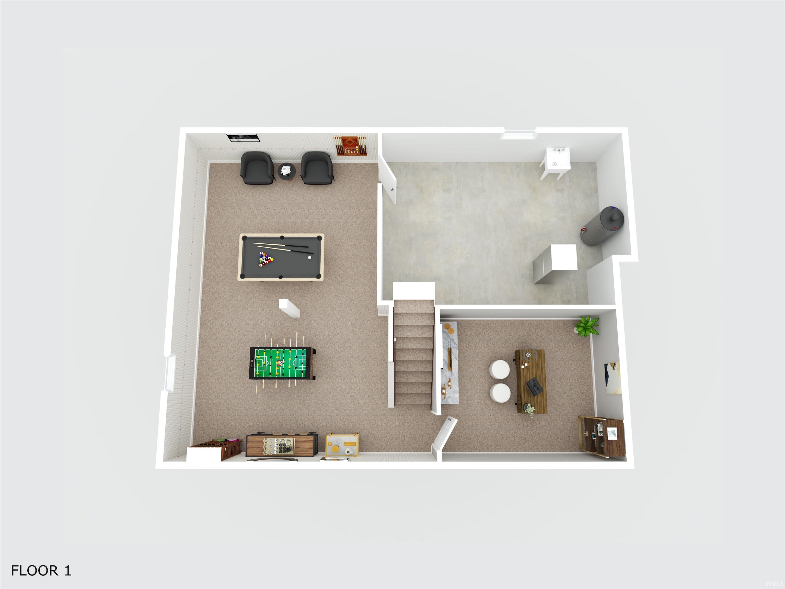 Huge Family Room, Den w/o Egress Window, and Storage/Mechanicals Room