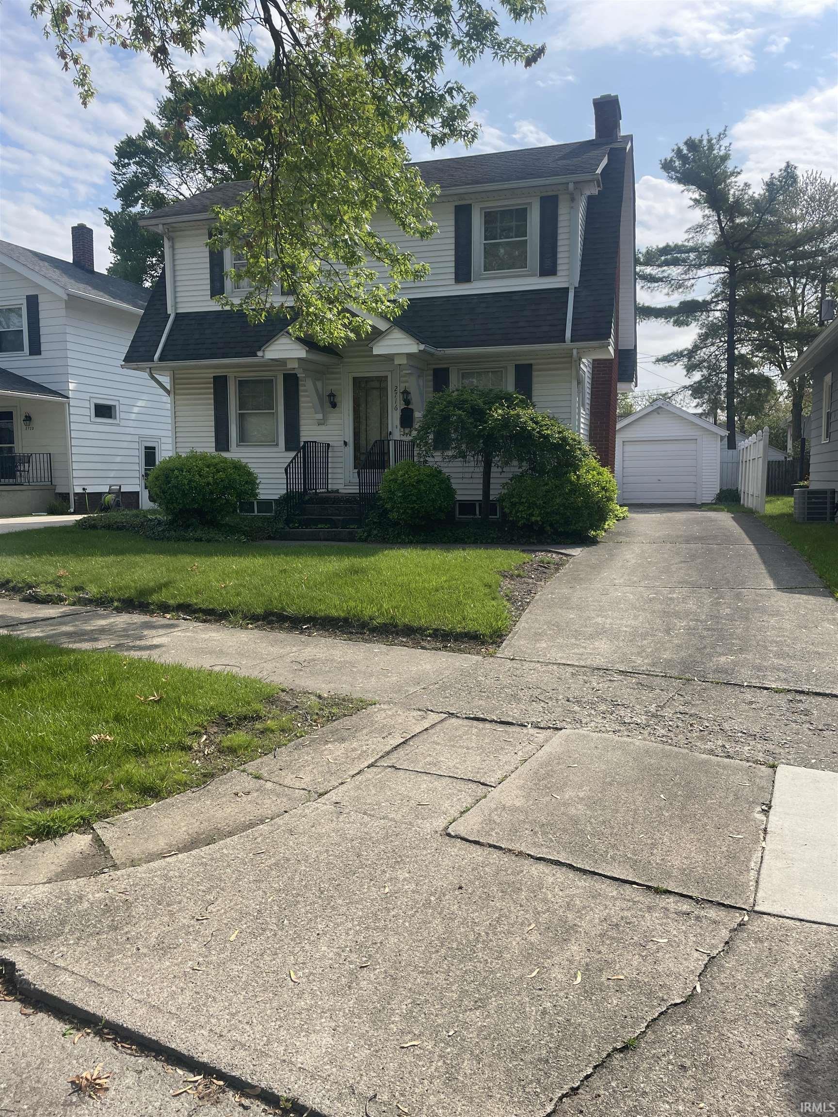 1 car garage and private drive