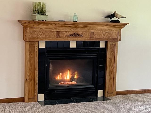 Fireplace in Living Room