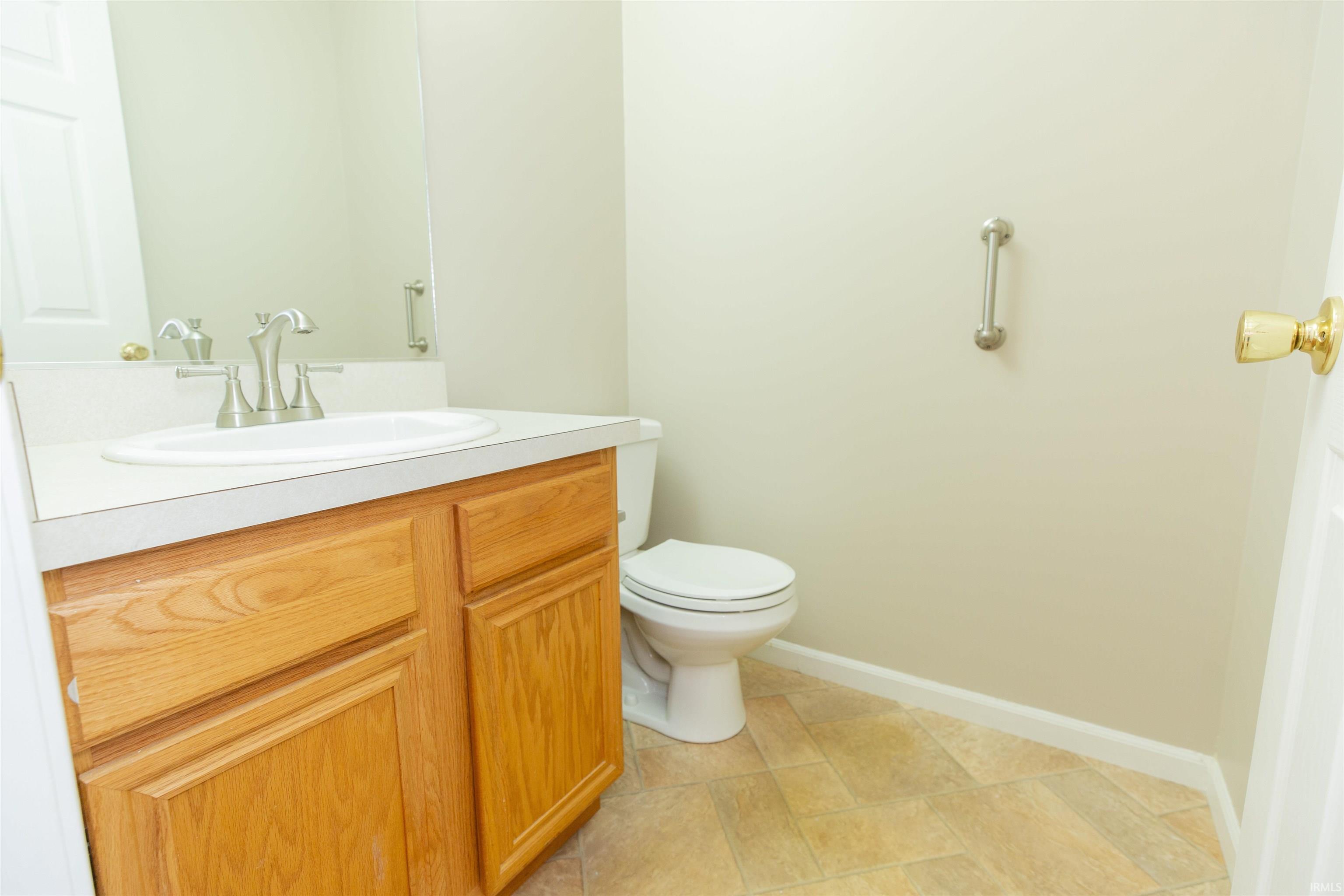 First floor half bath