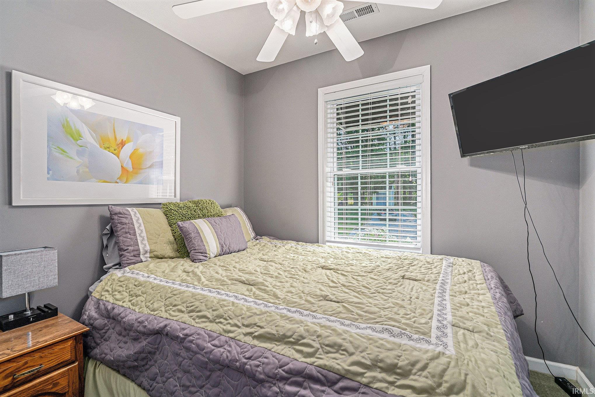 And another upstairs bedroom with good space.