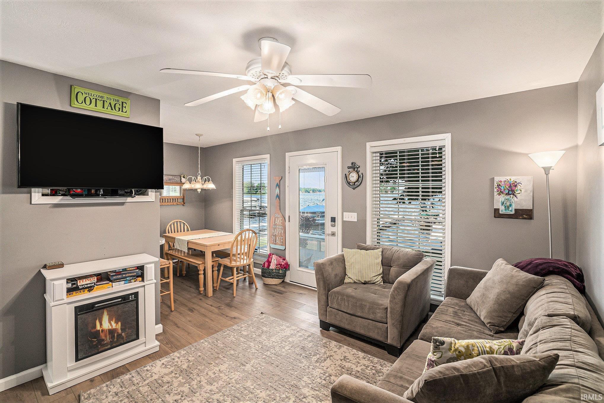 Enjoy the lakeside view even when you have to be inside.