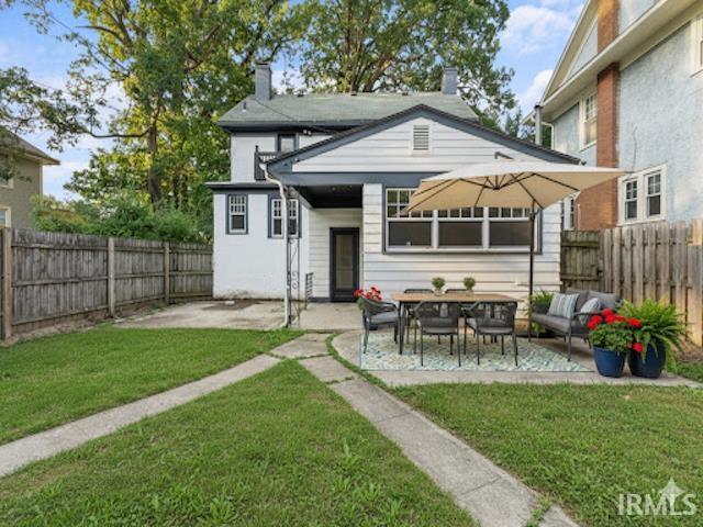 Virtually Staged Patio area