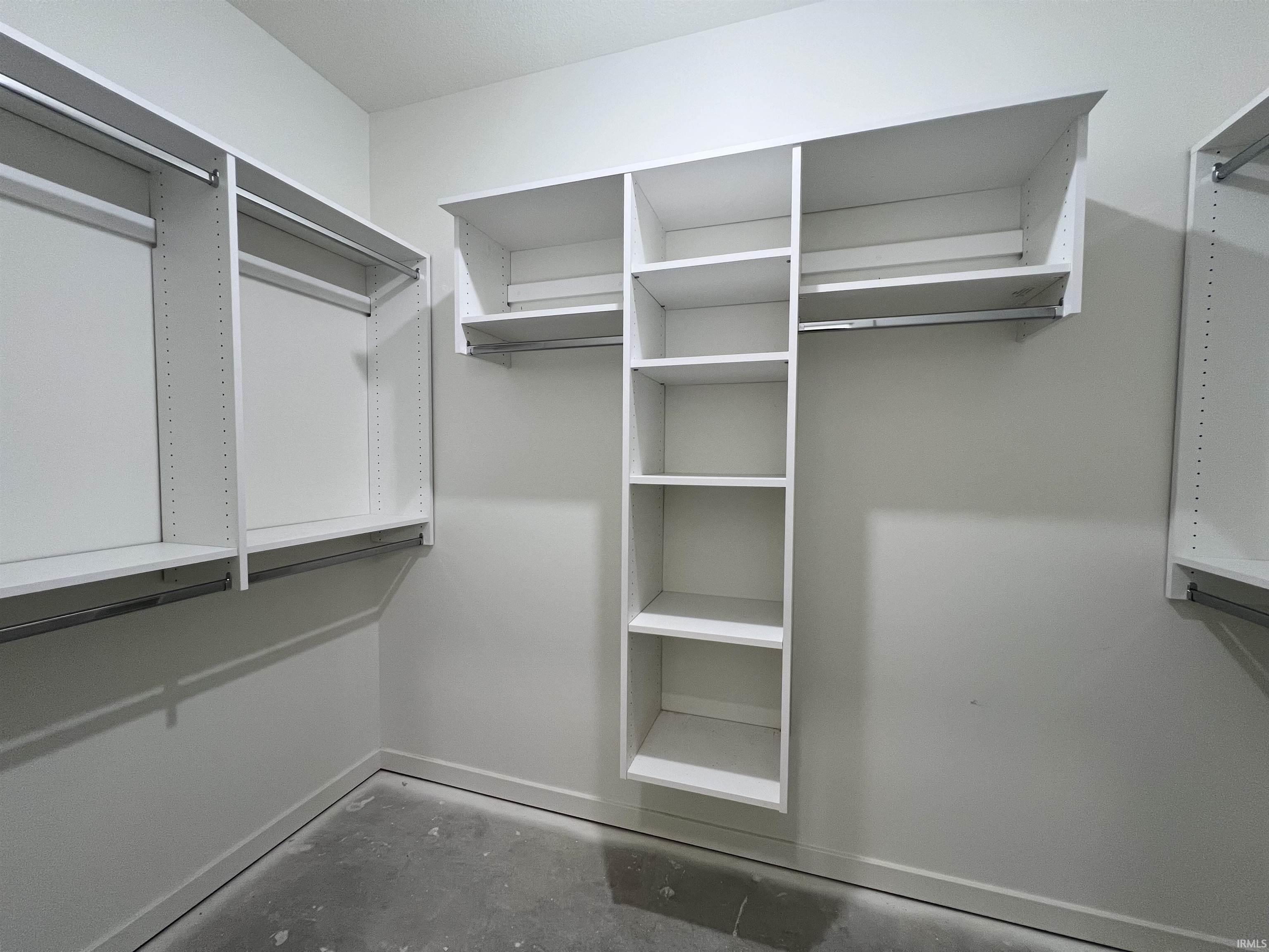 View of spacious closet