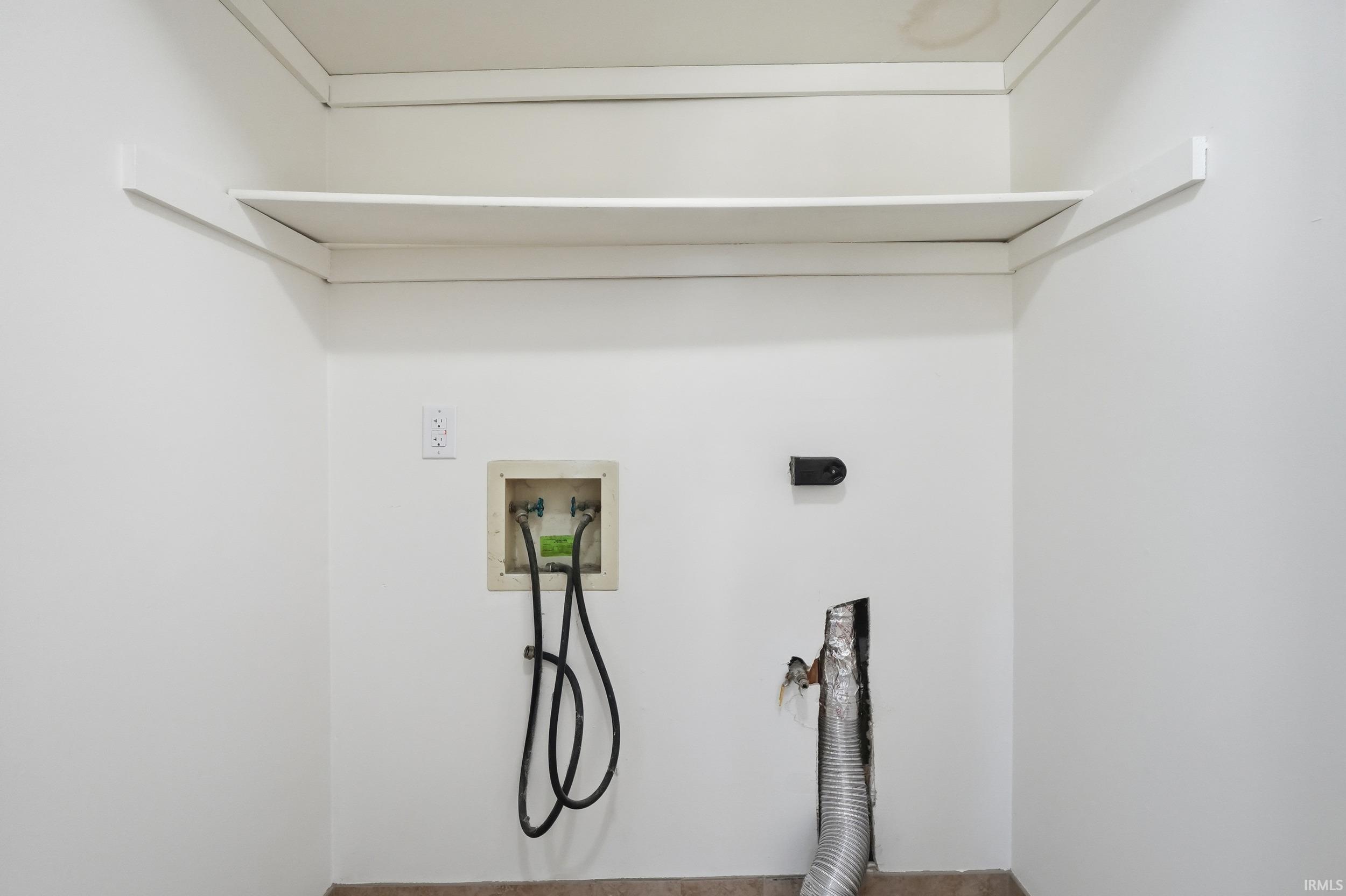 Laundry room featuring hookup for a washing machine