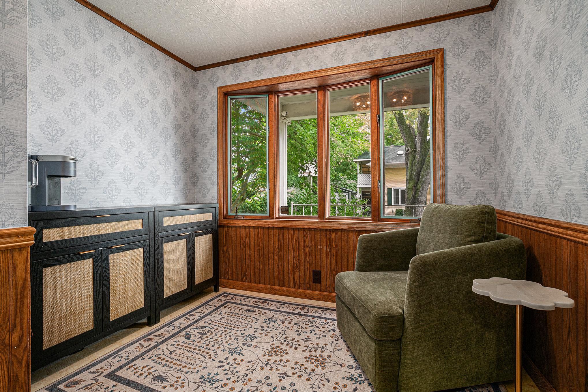 Coffee bar or Breakfast nook area off the kitchen