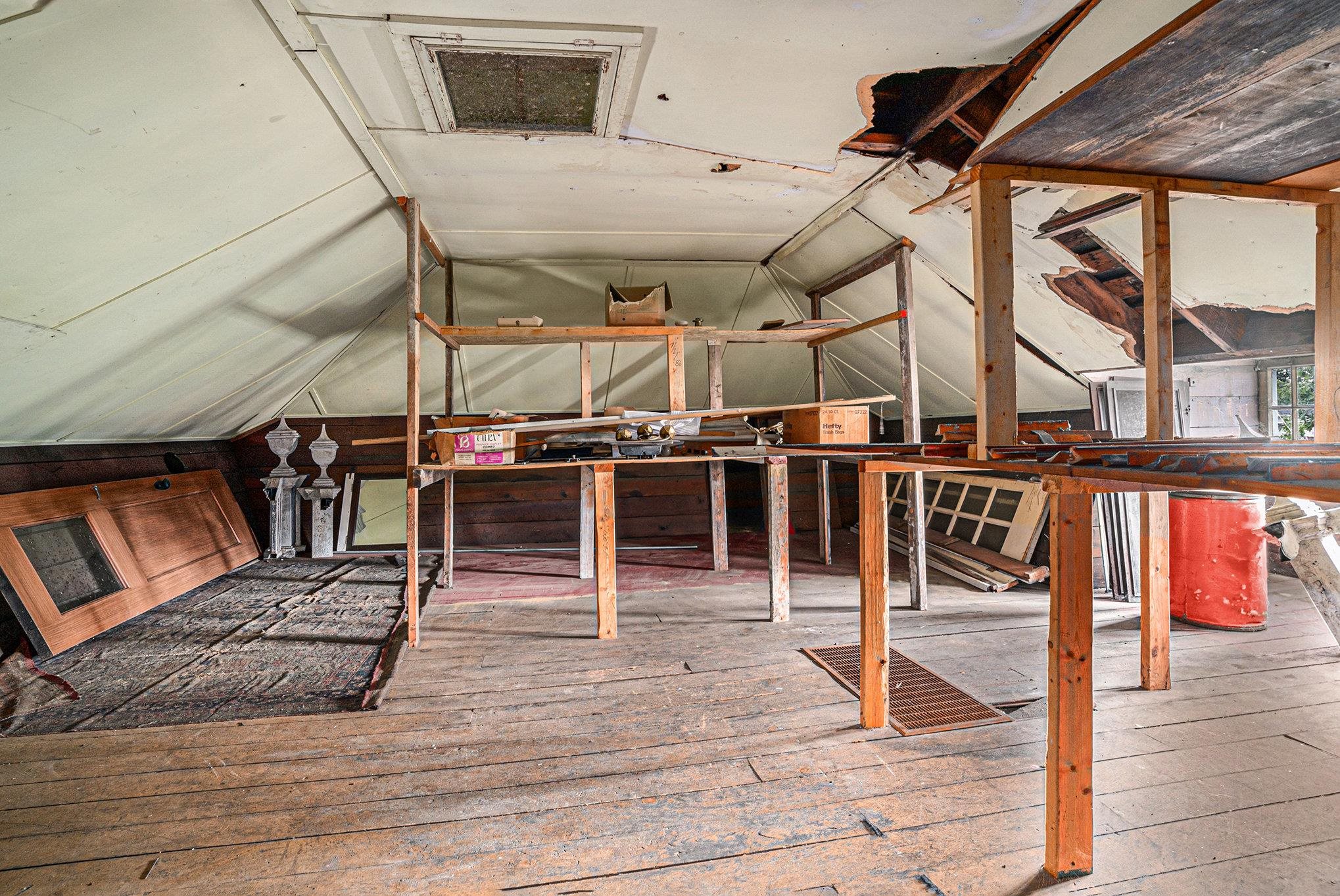 This has a stairway. Could be finished space!