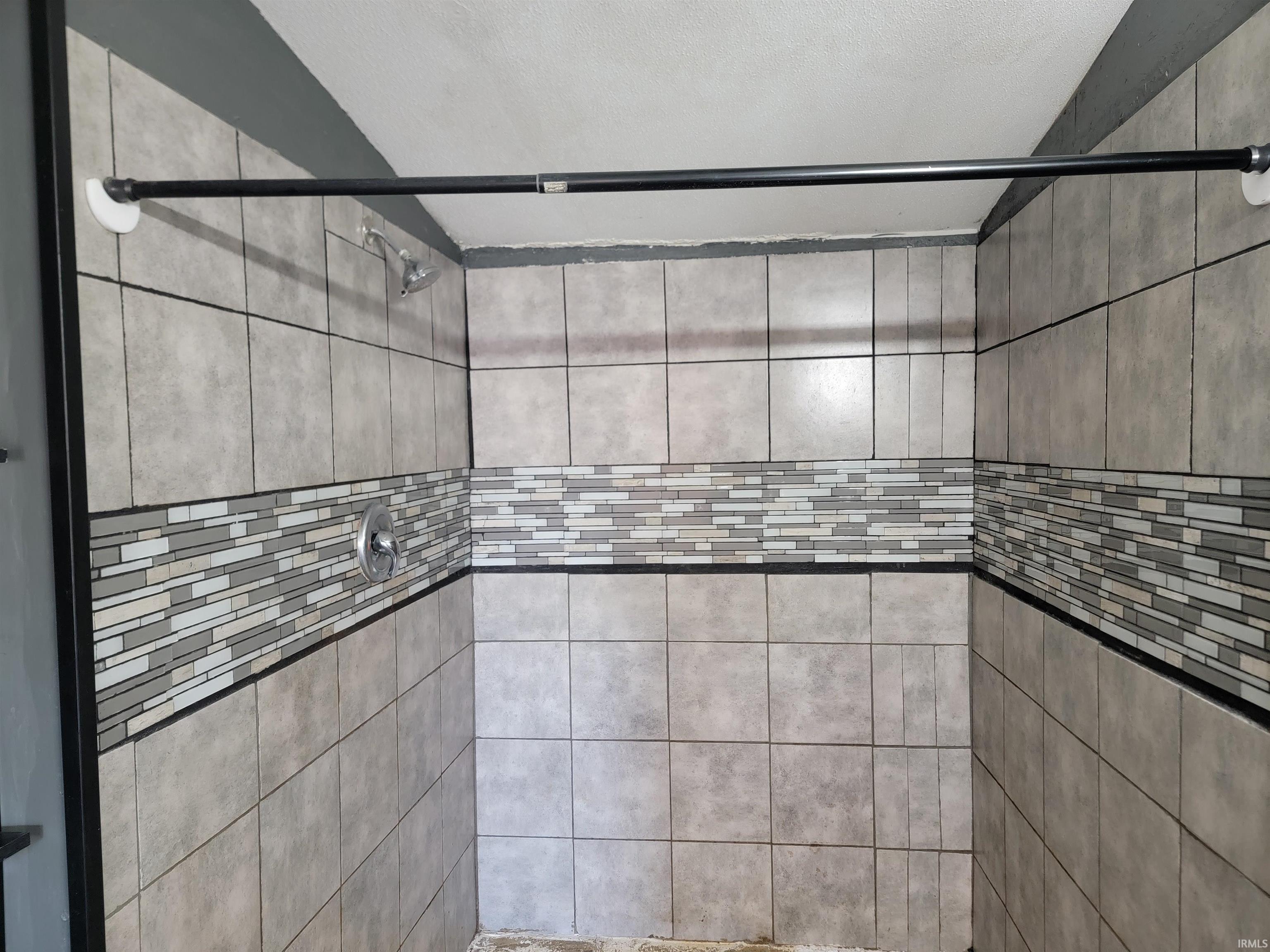 Bathroom with a shower stall