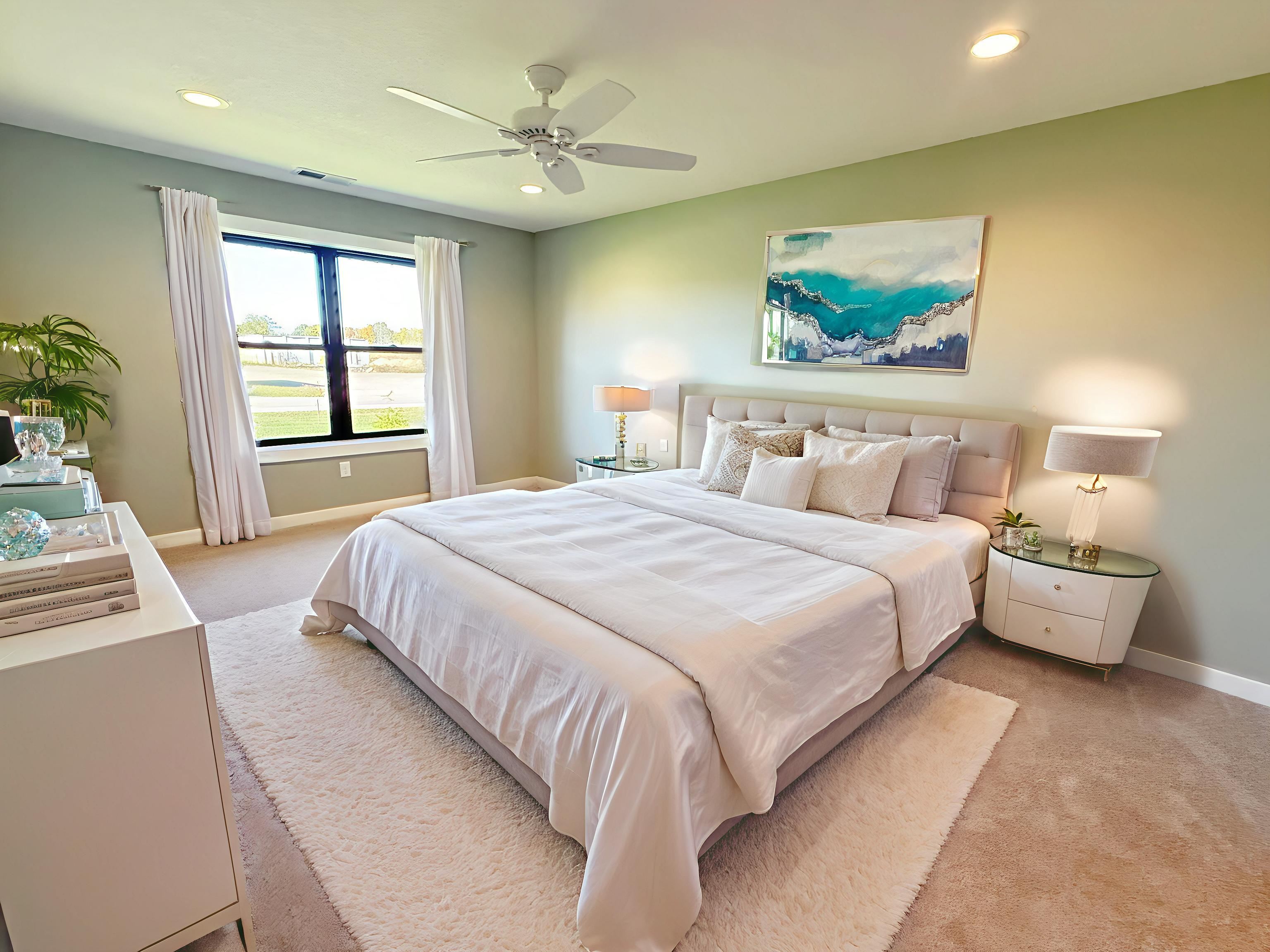 This image has been virtually staged with furniture.