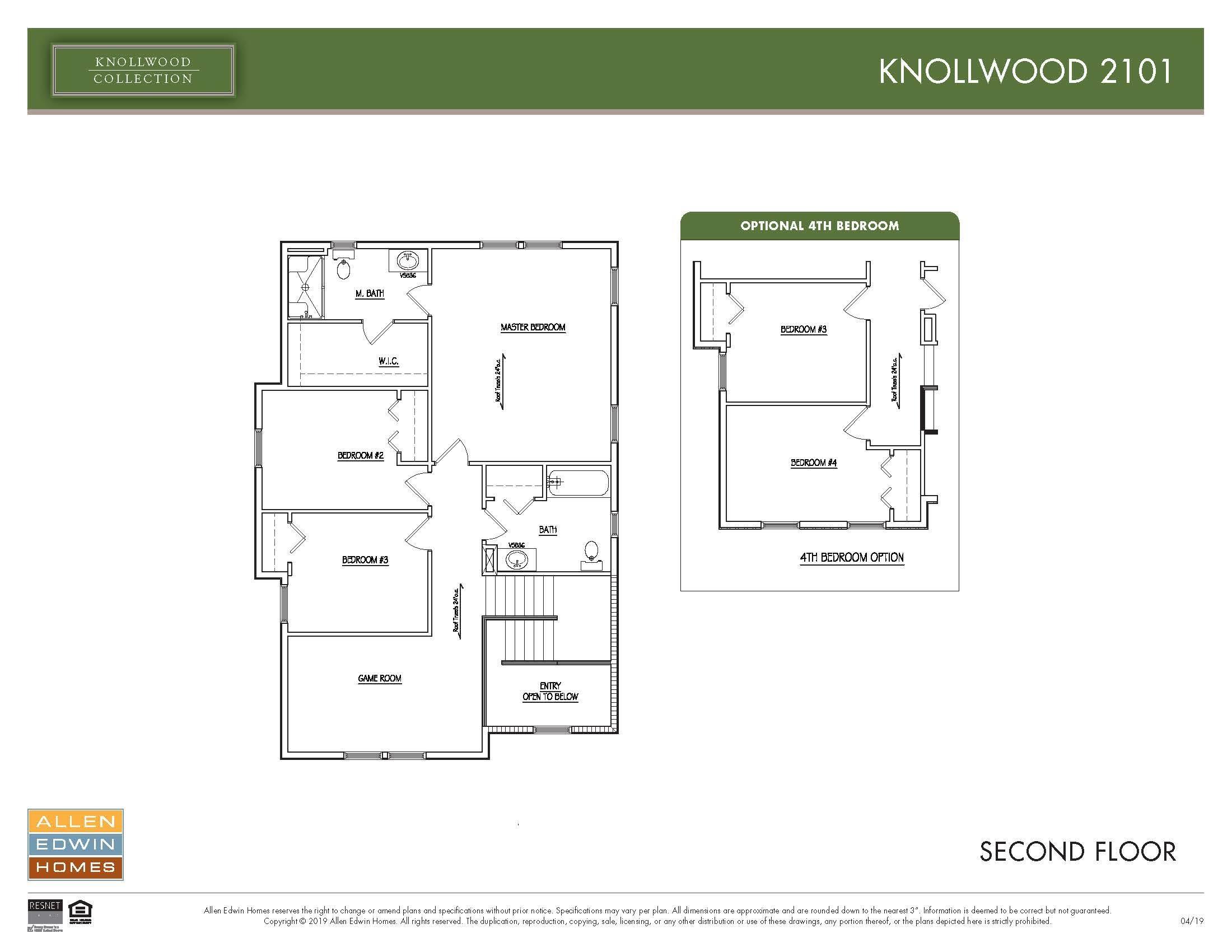 Standard Floor Plan-actual home may vary