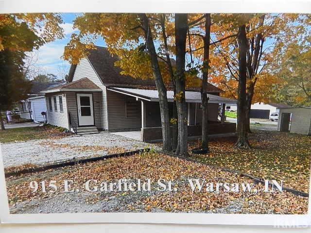View of front of house featuring entry steps