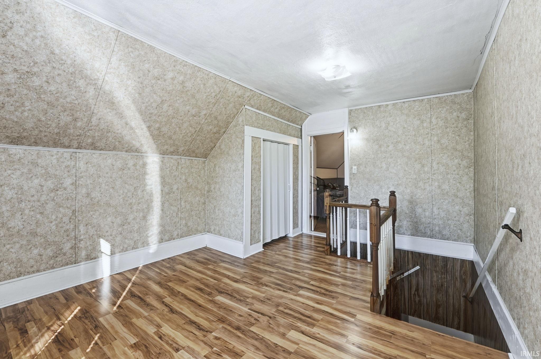 10 X 10. Enough space to add an additional bathroom. Could also be a playroom, craft room or game room.