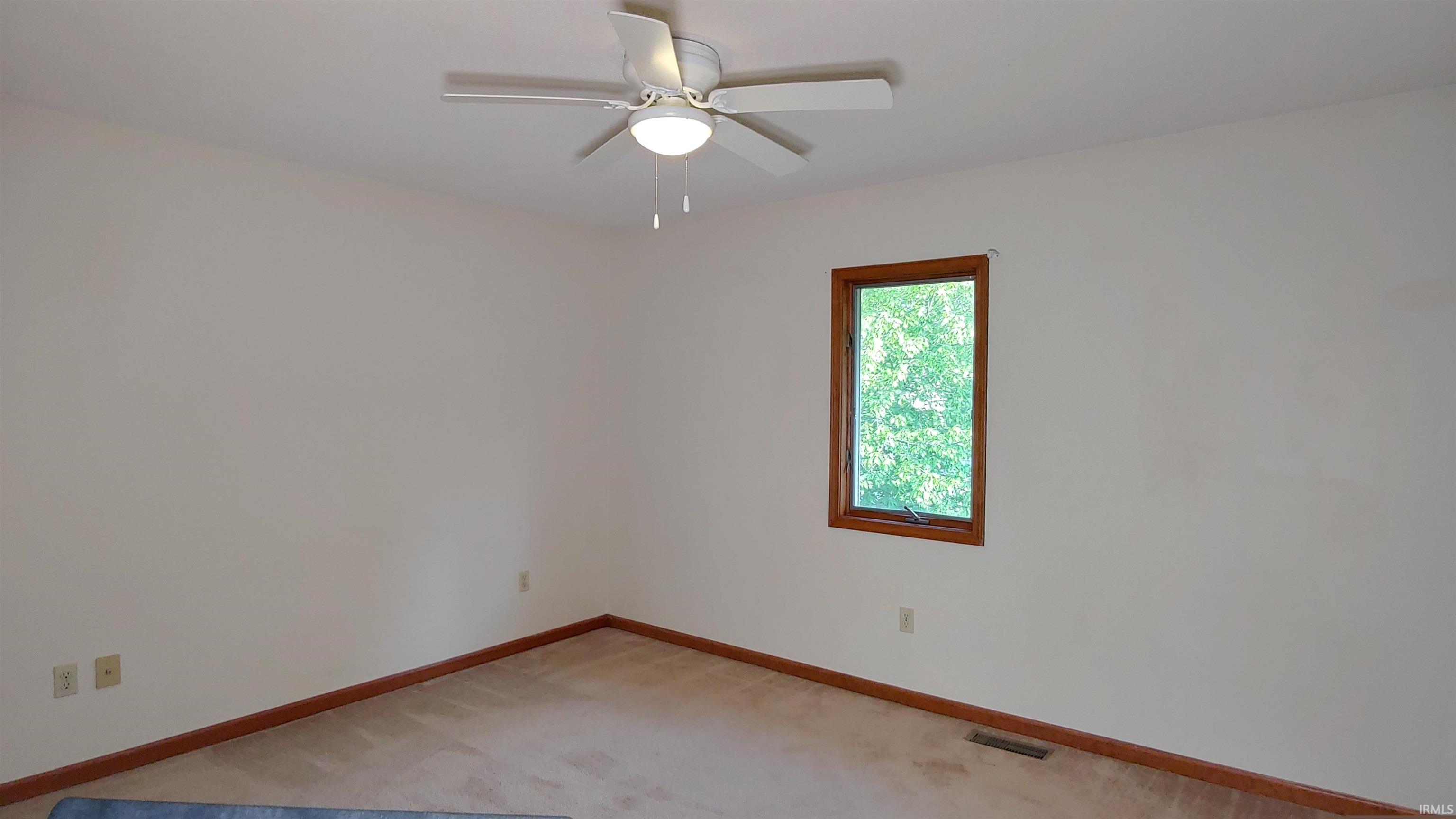 Bedroom 3 featuring carpet and ceiling fan