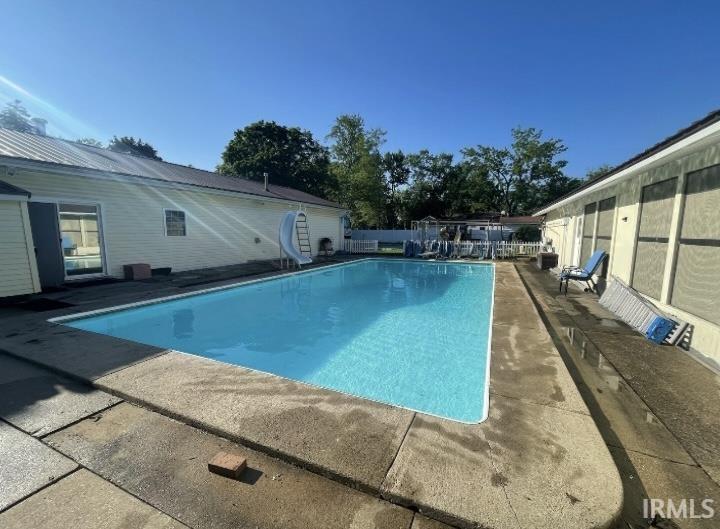 This picture was given to sellers by the previous owners. It is believed to be from 2024. Owners never opened the pool