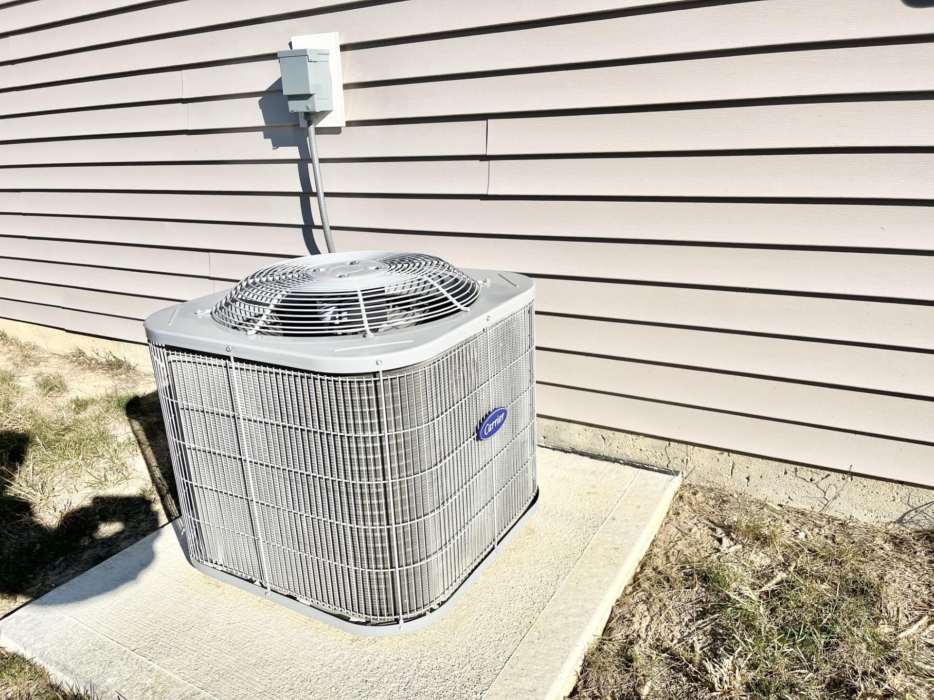 Exterior view of a cooling unit